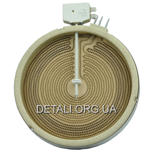Электроконфорка Heatwell 191217 d200/178 мм 230V 700/1700W (3 контакта)