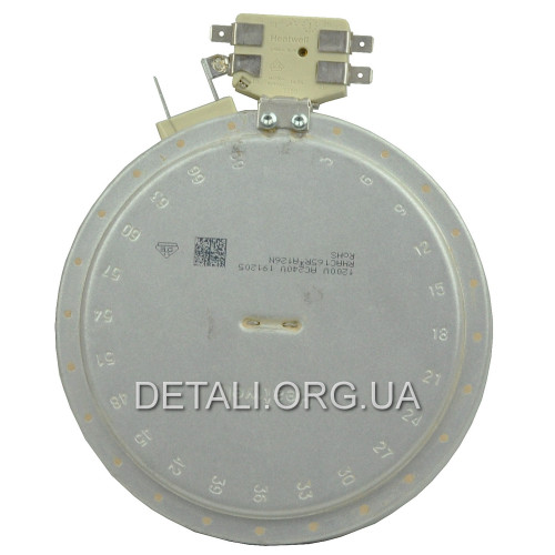 Електроконфорка Heatwell 191205 d165/143 мм 230V 1200W (4 контакти)