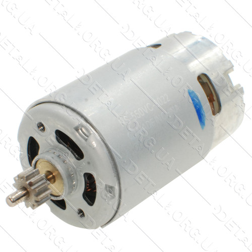 Двигатель шуруповерта 12V Hitachi DS12DVF3 оригинал 318244 (d38 L вала 80 12 зубов)