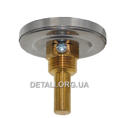 Термометр котла Pakkens (D63 мм / 0-120 ° C / зі штуцером L48 мм)