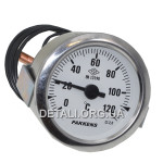 Термометр котла Pakkens (D60 мм / 0-120°C с капилляром L1000 мм)