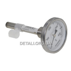 Термометр духовки Pakkens зі штуцером (L109 мм / D63 мм / 0-400°C) 2