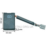 Щетка 6,3х16х24 дисковой пилы DeWalt DW871/DW872 оригинал 384613-01