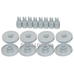 Комплект роликов нижней корзины ПММ Zanussi 50286965004