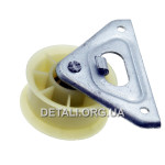 Ролик натяжения ремня сушильной машины Indesit, Ariston C00504520 (с кронштейном)