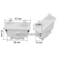 Кнопка включения света холодильника Daewoo SR-DS04 / Samsung DA34-00006C / 4 контакта