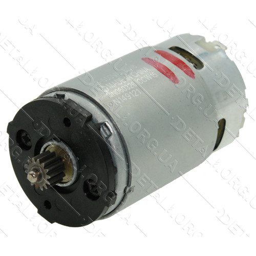 Двигатель 10,8V шуруповерта DeWalt DCD710 оригинал N168383 ( d38 L вала -75 14з d9)
