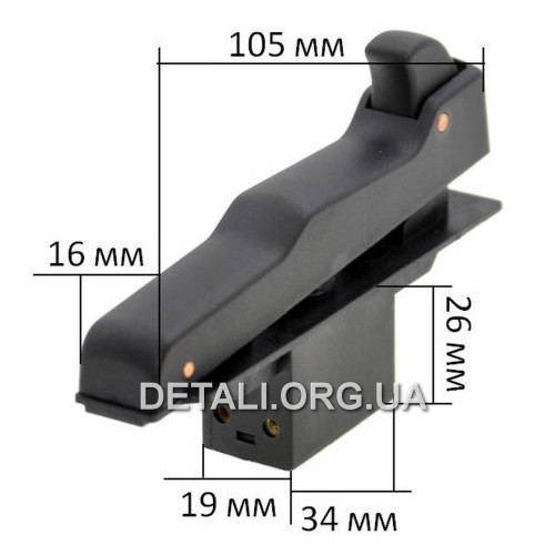 Кнопка болгарка Wintech 180