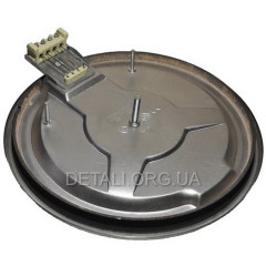 Электроконфорка (чугун) SKL HP-2000-4/Ariston C00378377/COK006UN/2000 Вт (d235/220 мм)