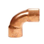 Колено 90° длинное (2 МУФТЫ) d54 мм