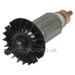 Якорь перфоратора Bosch GBH 2-26 DFR/DRE (153*35 7-з/лево) 1 класс аналог 1614010709 