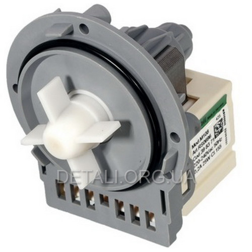 Насос сливной для стиральной машины Askoll М108 RS0696/Gorenje 547364/398371 (3 отверстия)