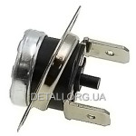 Термореле KSD 301 (140 * C 10A, 250V) з кнопкою для прасок та обігрівачів