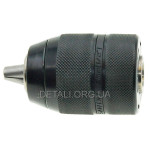 Патрон самозажимной 1/2" (2-13 мм) металл с трещеткой