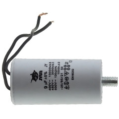 конденсатор JYUL CBB-60L 9мкф - 450 VAC болт + дроту(35*69 mm)