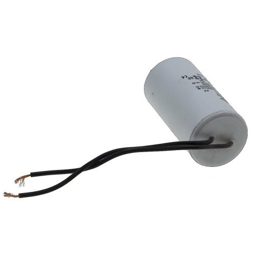 Конденсатор JYUL CBB-60L 9мкф - 450 VAC болт + провода (35*69 mm)