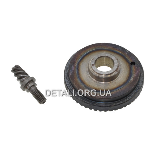 Шестерня с валом полировальной машины Sparky PMB 1200CE оригинал 152317 (d15*64 L вала 38)