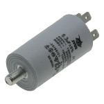 Конденсатор JYUL CBB-60M 6.3мкф - 450 VAC болт + клеми (30*57 мм)