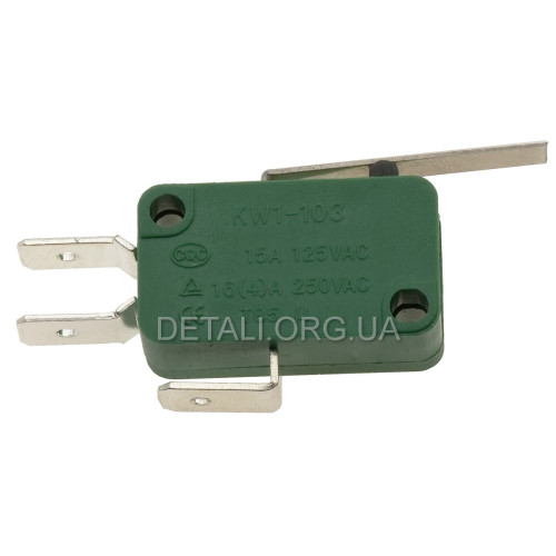 Мікроперемикач Daier KW1-103-3 (16A, 250VAC)