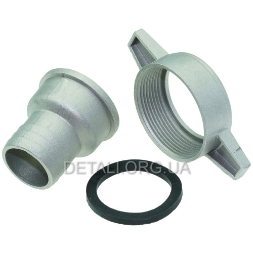 Переходная муфта мотопомпы c 2" на 1,5" (51мм на 37мм)