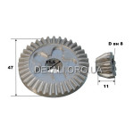 пара Bosch GWS 7-115 / Skil(d1 11.5*47/d2 8/h2 11) оригінал 1606333624 + 2609000116