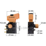 Вимикач DGQ 1106C шліфувальної машини Sparky MP 300E оригінал 173383