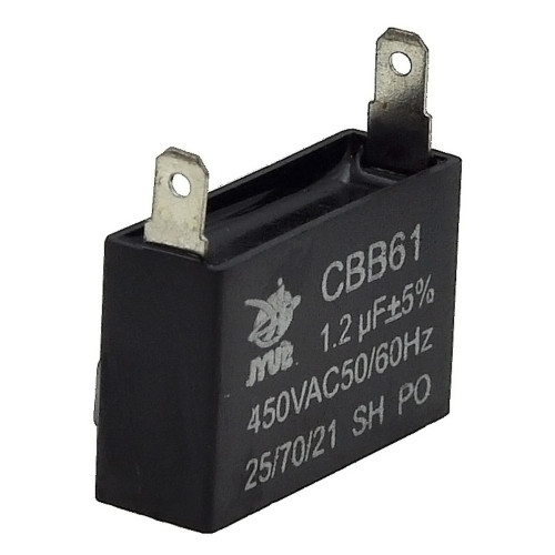 конденсатор JYUL CBB-61 1,2мкф - 450 VAC прямокутний 12х23х36