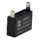 конденсатор JYUL CBB-61 1,2мкф - 450 VAC прямокутний 12х23х36