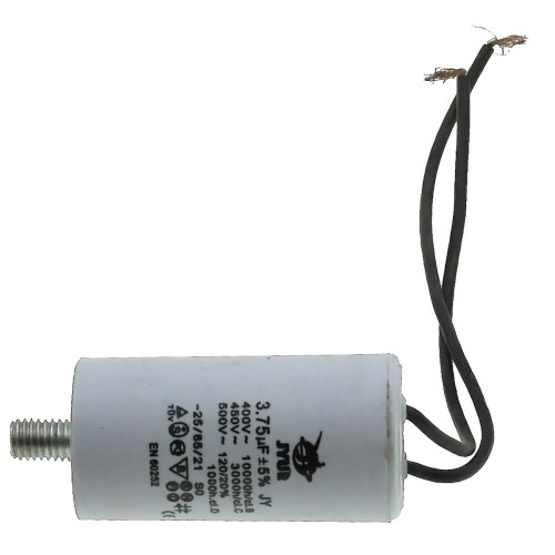 конденсатор JYUL CBB-60L 3,75мкф - 450 VAC болт + дроту(30*59 mm)