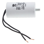Конденсатор JYUL CBB-60L 15мкф - 450 VAC болт + провода (40*73 mm)