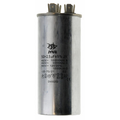 конденсатор JYUL CBB-65 50+2.5мкф - 450 VAC алюміній(50*115 mm)