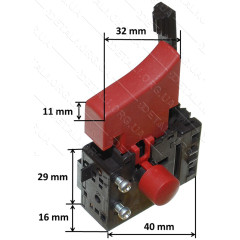 Кнопка дрель Sparky BUR 150 CET оригинал 173400 (без регулировки)