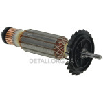 Якір болгарки УШМ Bosch WS 9-125 S оригінал 1619P10952 (165*31 посадка 6мм)