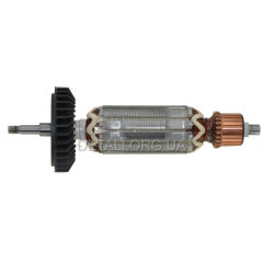 Якорь болгарки Makita 9558NB, 9556HN (165*32 резьба 6мм) PRO аналог 515613-9 2