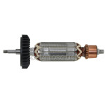 Якорь болгарки Makita 9558NB, 9556HN (165*32 резьба 6мм) PRO аналог 515613-9