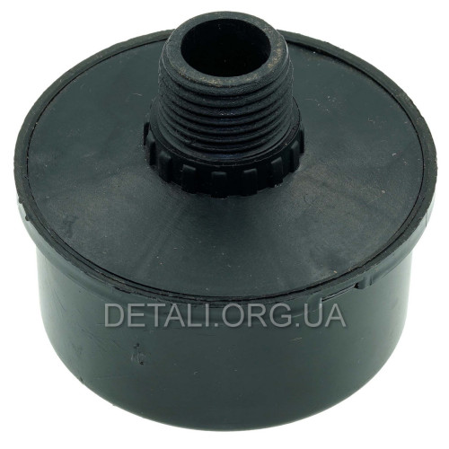 Фільтр повітряний компресора 1/2" (різьблення 20мм) D59 пластик