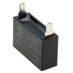 Конденсатор JYUL CBB-61 1,5мкф - 450 VAC прямоугольный 13х23х37