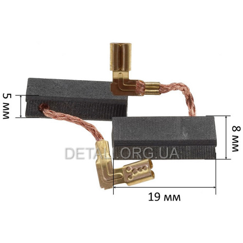 Щетки Bosch A-96 5х8х19 угловая клемма 1617000525