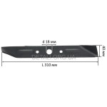 Нож газонокосилки Dnipro-M 32 (40*310 dвн18)