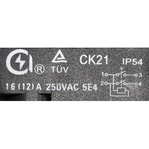 Кнопка бетономешалки / станка 4 контакта 12A CK-21