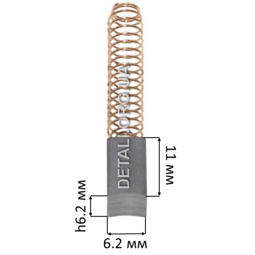 Щетка (1шт) 6,2х6,2х11 дрели Black & Decker KR400REK оригинал 915068-01