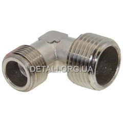 JB. Уголок компрессора резьба 1/2*3/8 хром (качество) 2