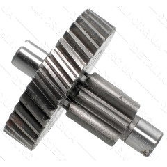 Вал-шестерня гайковерта Bosch GDS 24 оригинал 3606309045 ( z1 8 прямо/ z2 35 право/ d39mm)