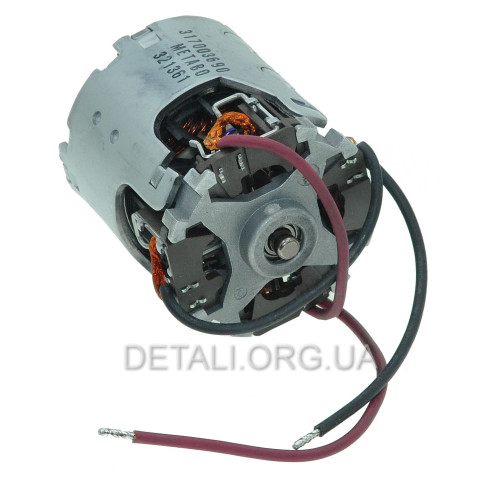 Двигатель шуруповерта Metabo BS 18 LTX оригинал 317003690 (D48/L75/dвала5 мм)