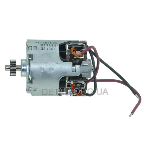 Двигатель шуруповерта Metabo BS 18 LTX оригинал 317003690 (D48/L75/dвала5 мм)