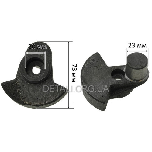 Коленвал компрессора 9*20*23 мм