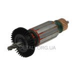 Якір шліфувальної машини Metabo KNSE 12-150 оригінал 310008780 (158*35 5-право)