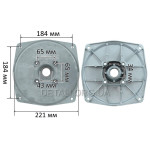 Крышка корпуса мотопомпы WP30 3" (Lмц 260 мм)
