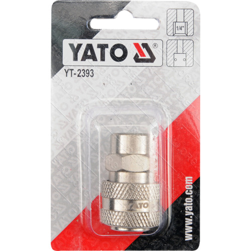 Быстросъемная муфта YATO с внутренней резьбой d 1/4 50/250