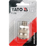 Быстросъемная муфта YATO с наружной резьбой d 1/4 50/250
